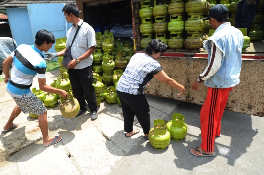 Sulitnya dapatkan gas elpiji 3 kg di Bogor