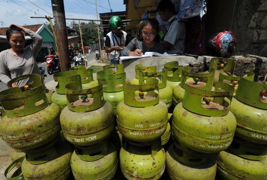 Sulitnya dapatkan gas elpiji 3 kg di Bogor