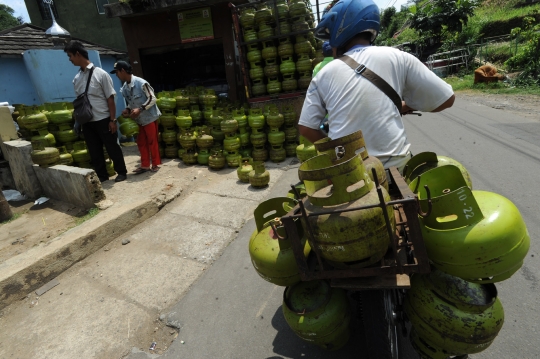 Sulitnya dapatkan gas elpiji 3 kg di Bogor