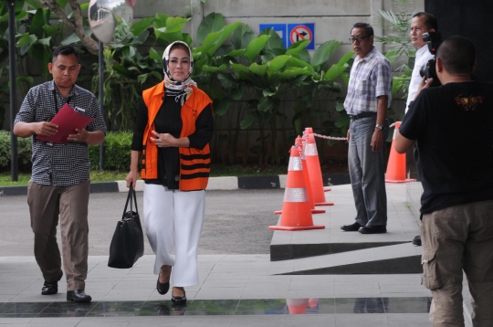 Tersangka Siti Masitha jalani pemeriksaan untuk kelengkapan berkas di KPK