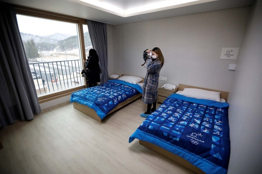 Intip kenyamanan apartemen para atlet di Desa Olimpiade Pyeongchang