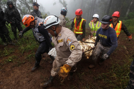 Ini lokasi helikopter jatuh yang tewaskan kakak Presiden Honduras