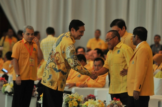 Airlangga Hartarto buka Rapimnas III Golkar di JCC Senayan