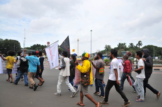 Aksi massa FRI-WP geruduk kantor PBB tuntut referendum Papua Barat