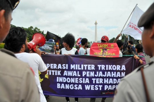 Aksi massa FRI-WP geruduk kantor PBB tuntut referendum Papua Barat