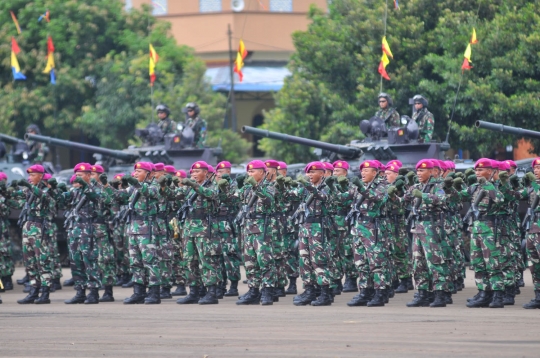 Panglima TNI kunjungi markas Korps Marinir di Cilandak