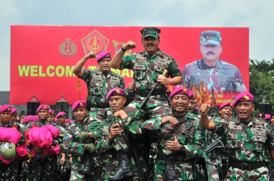 Panglima TNI kunjungi markas Korps Marinir di Cilandak