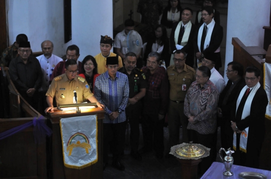 Menteri, Gubernur, Kapolri hingga Panglima TNI tinjau misa Natal di Gereja Immanuel