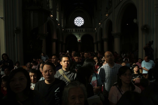 Damai dalam nuansa Nusantara di Katedral