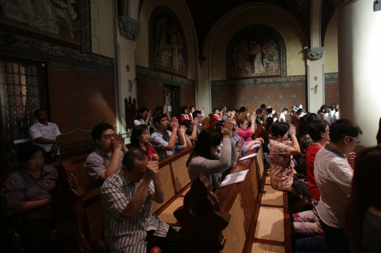 Damai dalam nuansa Nusantara di Katedral