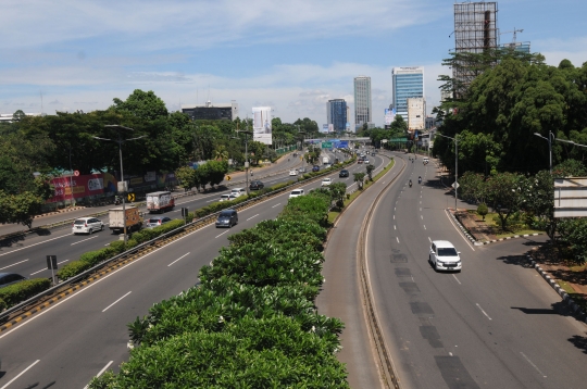 Natal, jalan protokol dan tol Ibu Kota lengang