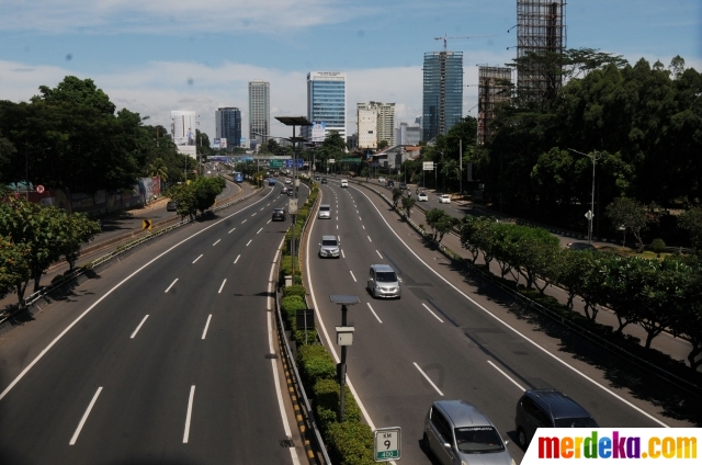  Foto Natal jalan protokol dan tol Ibu Kota lengang 