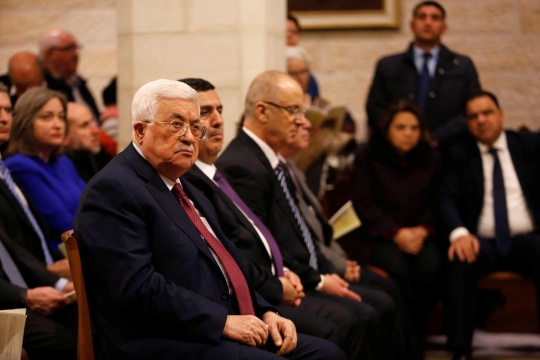 Presiden Palestina hadiri misa Natal di Bethlehem