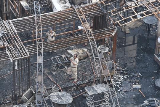 Restoran terpopuler di India ludes terbakar, 14 orang tewas