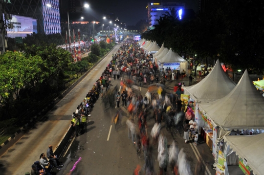 Antusiasme ribuan warga DKI serbu Car Free Night