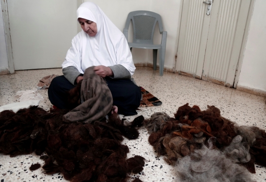 Wanita Palestina simpan sisa potongan rambut selama 67 tahun