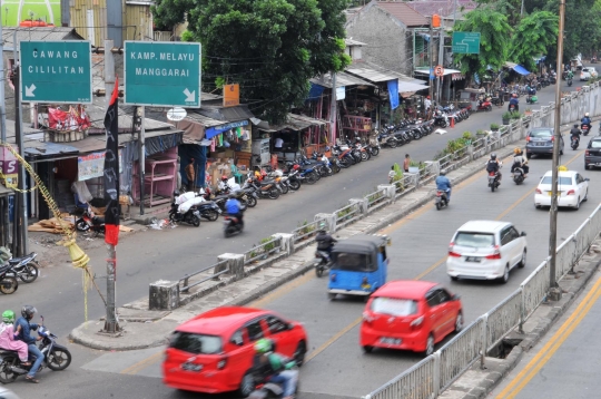 Potret Pasar Gembrong jelang digusur untuk Tol Becakayu