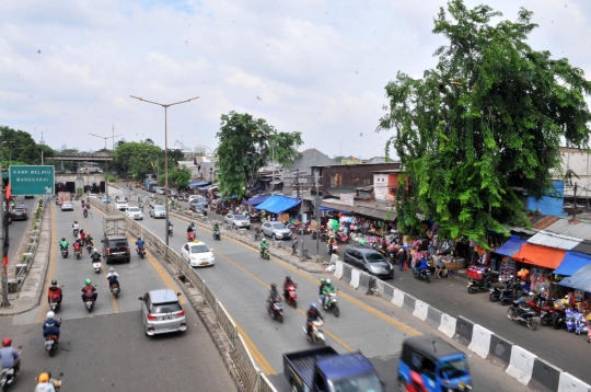 Potret Pasar Gembrong jelang digusur untuk Tol Becakayu