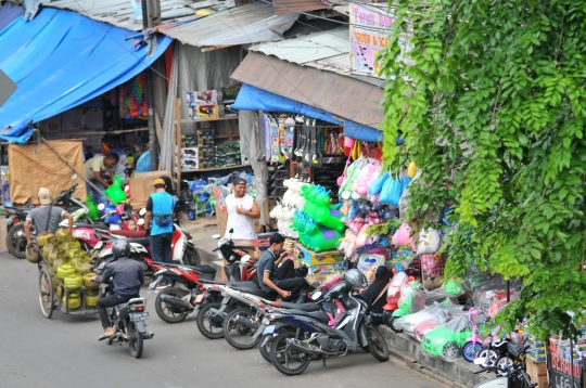 Potret Pasar Gembrong jelang digusur untuk Tol Becakayu