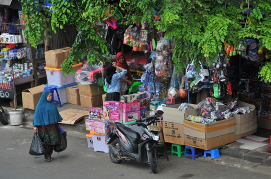 Potret Pasar Gembrong jelang digusur untuk Tol Becakayu