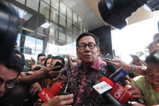 Mantan anggota DPR Mohammad Jafar Hafsah diperiksa terkait kasus e-KTP