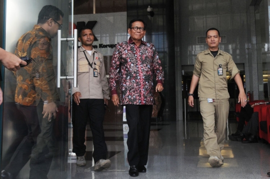 Mantan anggota DPR Mohammad Jafar Hafsah diperiksa terkait kasus e-KTP