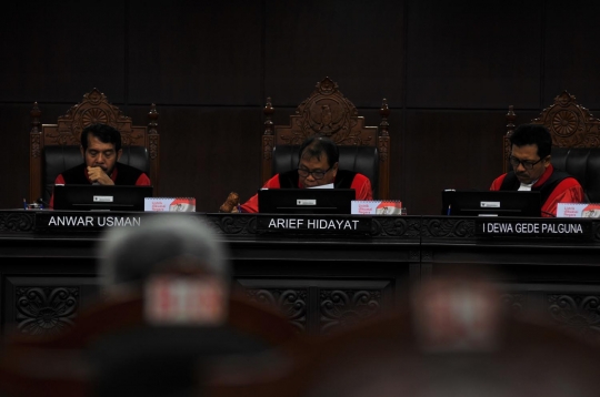 MK tolak uji materi presidential threshold