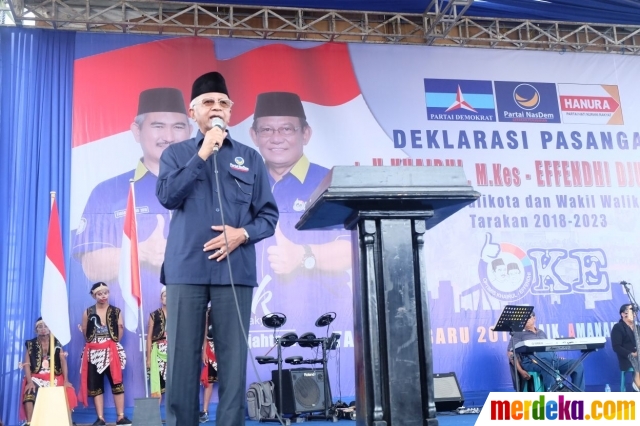 Foto : Deklarasi Khairul-Effendhi maju di Pilwali Tarakan 