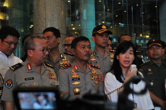 Situasi Gedung BEI usai selasar ambruk hingga lukai 72 orang