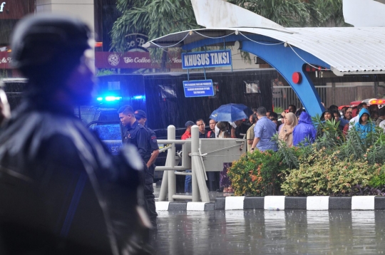 Situasi Gedung BEI usai selasar ambruk hingga lukai 72 orang