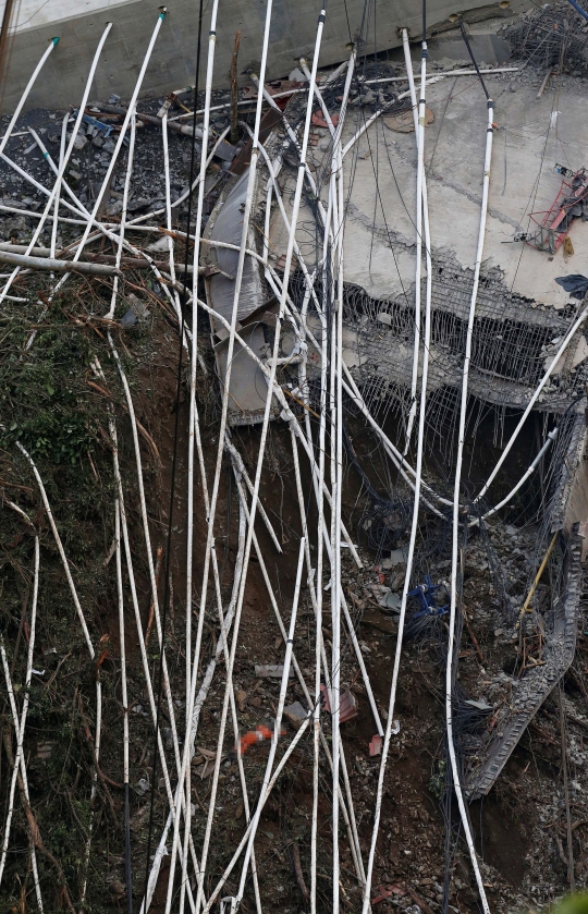 Ini jembatan gantung di Kolombia yang runtuh hingga tewaskan 9 pekerja