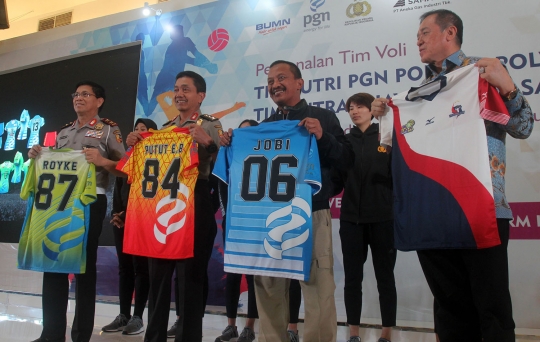 Polri dan PGN luncurkan tim voli untuk Proliga 2018