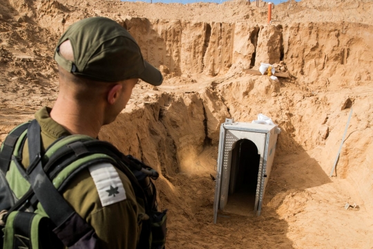 Menelusuri terowongan serangan lintas batas Gaza-Israel milik Hamas
