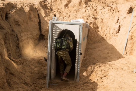Menelusuri terowongan serangan lintas batas Gaza-Israel milik Hamas