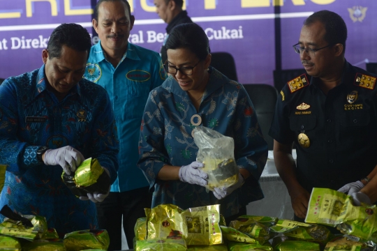 Bea Cukai dan BNN gagalkan penyelundupan 40 kg sabu dari Malaysia