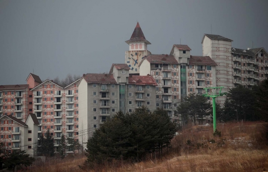 Angkernya resor ski berhantu di Korea Selatan