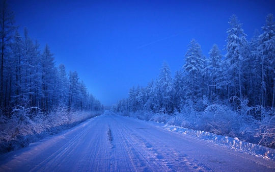 Wonderland salju di Oymyakon, salah satu desa terdingin di dunia