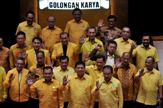 Airlangga rampingkan kepengurusan baru Partai Golkar