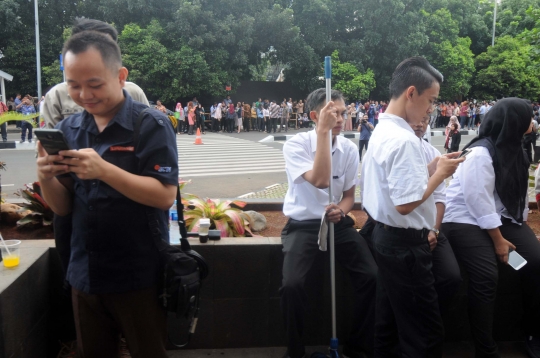 Gempa bikin panik ratusan karyawan di Gedung KPK