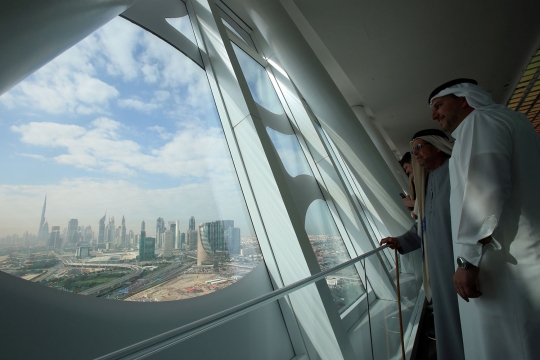 Megahnya Dubai Frame, gedung pencakar langit berbentuk bingkai foto