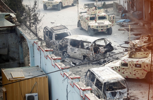Situasi mencekam saat penyerangan kantor amal Inggris di Afghanistan