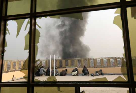Situasi mencekam saat penyerangan kantor amal Inggris di Afghanistan