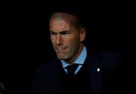 Kesedihan Zinedine Zidane setelah timnya tersingkir dari Copa Del Rey