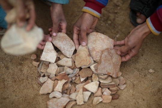 Pemuda Palestina temukan makam kuno yang diyakini dari abad ke-4 Masehi