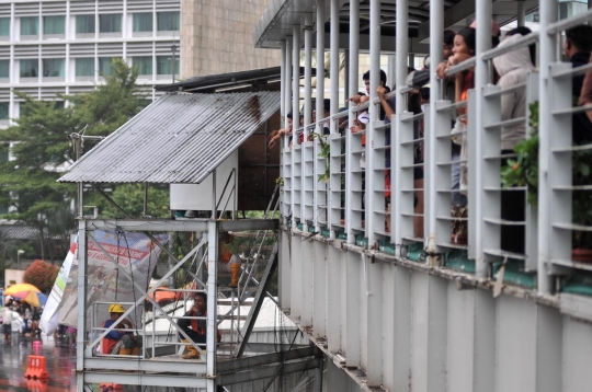 Akhir pekan pekerja proyek MRT di balik kemeriahan Car Free Day