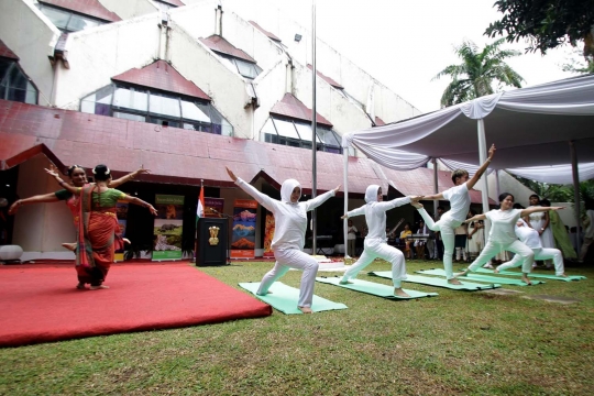 Semarak perayaan HUT Kemerdekaan India di Jakarta