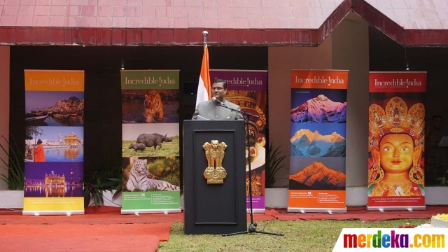 Foto : Semarak perayaan HUT Kemerdekaan India di Jakarta 