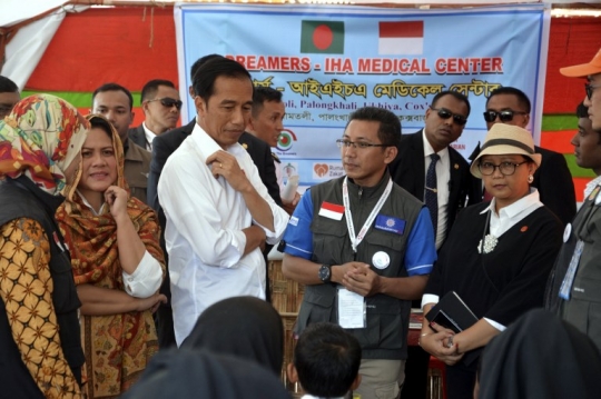 Jokowi dan Iriana kunjungi kamp pengungsian Rohingya di Bangladesh