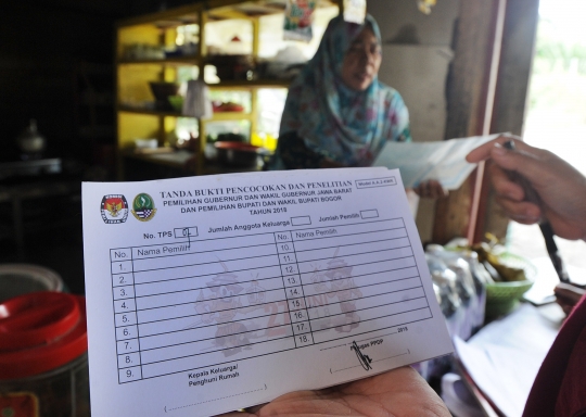 Verifikasi calon pemilih jelang Pilkada Serentak 2018