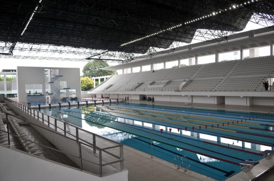 Wajah baru Stadion Akuatik GBK siap untuk Asian Games 2018